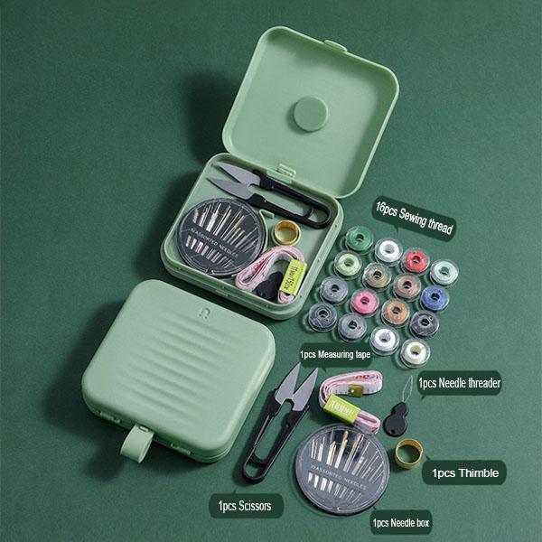 Piccola scatola da cucito magnetica per casa da viaggio - immagine 2