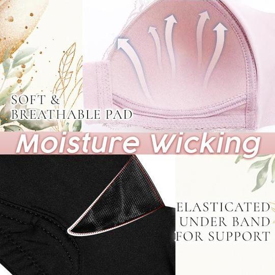 Reggiseno di supporto in pizzo con fibbia X CozyFit - immagine 2