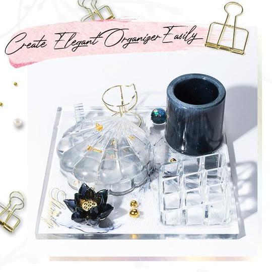 Kit artigianale in cristallo in resina UV - immagine 2