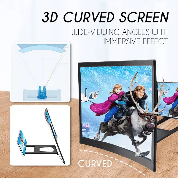 Lente d'ingrandimento dello schermo del telefono CineMax HD - immagine 2