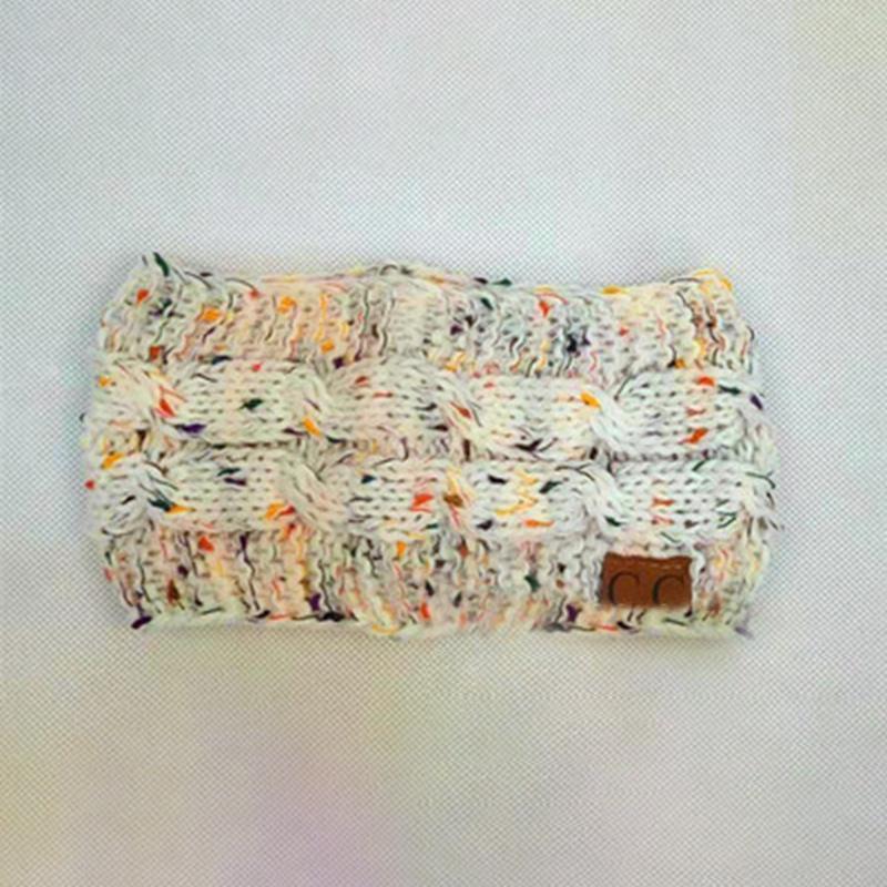 Fascia colorata intrecciata all'uncinetto lavorata a maglia - immagine 2