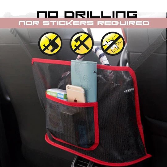 Porta tasca in rete per seggiolino auto - immagine 2