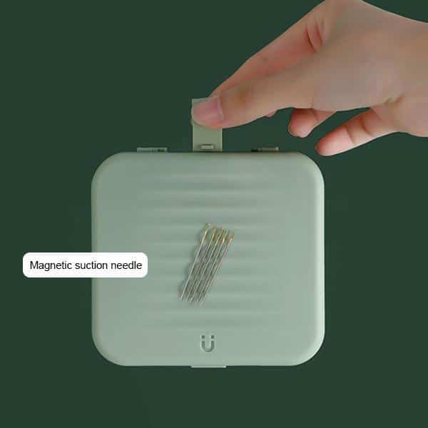 Piccola scatola da cucito magnetica per casa da viaggio - immagine 3