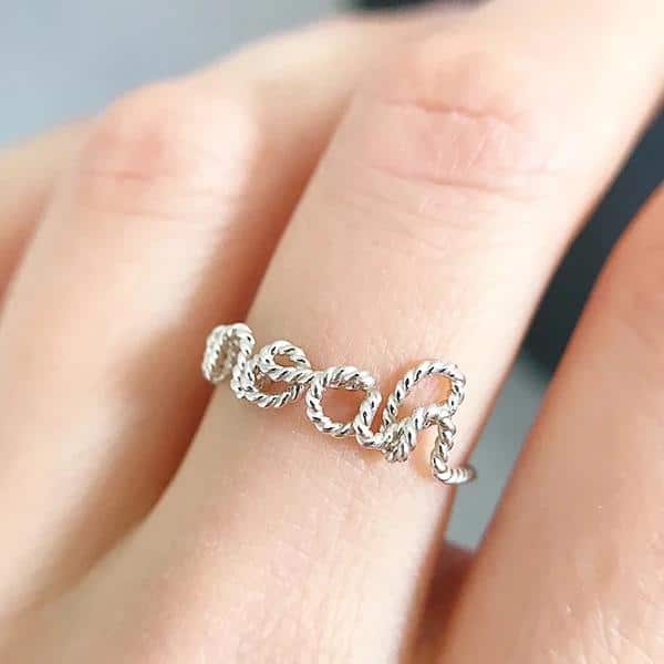 Morsa a spillo intrecciata gioiello fantasia - immagine 3