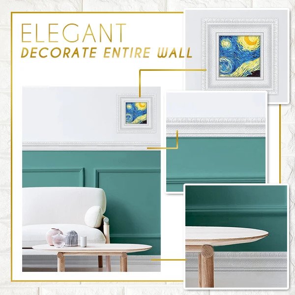 Striscia per bordi da parete in rilievo 3D - immagine 3