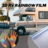 Pellicola arcobaleno per camper 3D