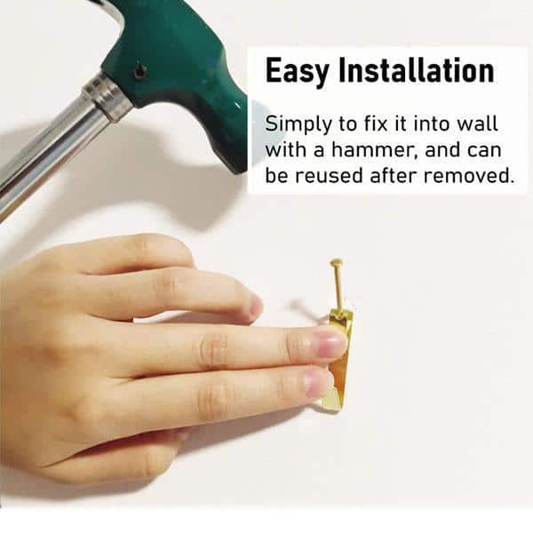 130 ganci per quadri con chiodi - immagine 4