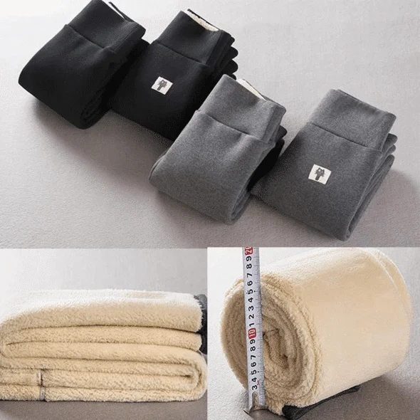 Leggings in lana cashmere super spessa - immagine 4