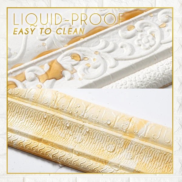 Striscia per bordi da parete in rilievo 3D - immagine 4