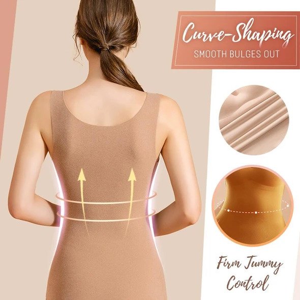 Canottiera in pile con reggiseno memory 5D senza cuciture - immagine 4