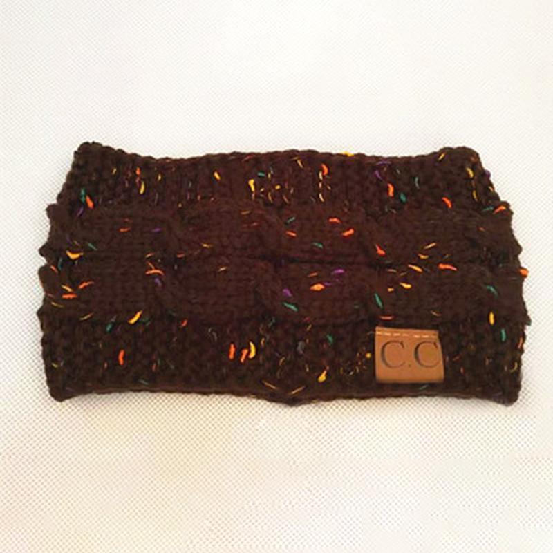 Fascia colorata intrecciata all'uncinetto lavorata a maglia - immagine 4