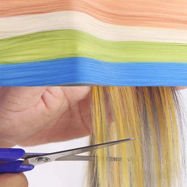 Punti salienti colorati con clip EZ Hair - immagine 4