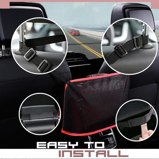 Porta tasca in rete per seggiolino auto - immagine 4