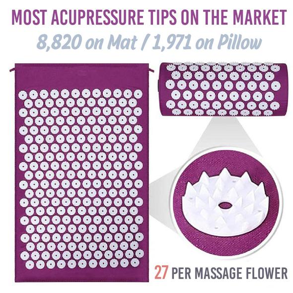 Allevia il dolore muscolare Tappetino per digitopressione - immagine 4