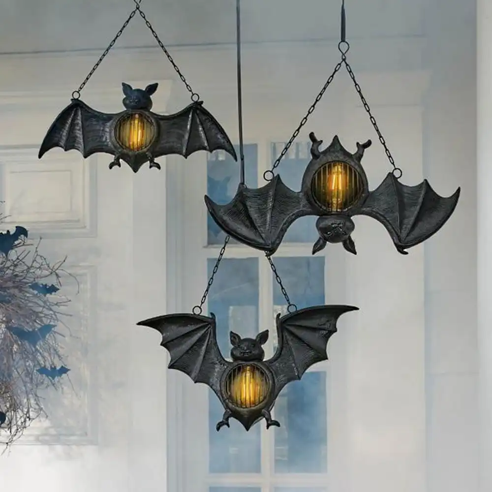 Lampada a sospensione a forma di pipistrello di Halloween