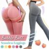 Leggings senza cuciture con culo a bolle