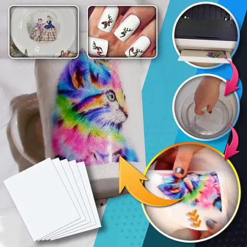 Carta Decoré Decalcomania Acqua