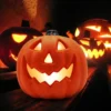 Luce notturna a LED con zucca di Halloween