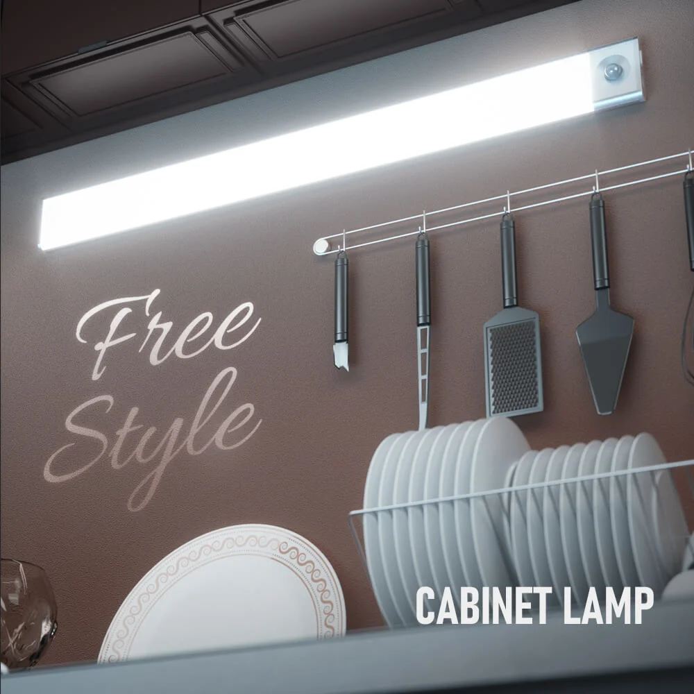 Luci per armadio con sensore di movimento ricaricabili