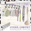 Appendiabiti sotto il mobile (6 ganci)
